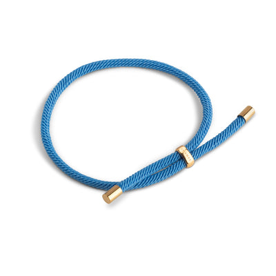 ENAMEL Copenhagen Armband, Color Cord Bracelets Steel Blue