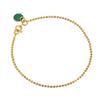 ENAMEL Copenhagen Armband, Ball Chain Bracelets 42 Petrol Green