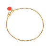 ENAMEL Copenhagen Armband, Ball Chain Bracelets Coral
