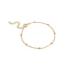 ENAMEL Copenhagen Armband, Beaded Chain Bracelets Gold Plated