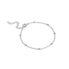 ENAMEL Copenhagen Armband, Beaded Chain Bracelets Silver Plated