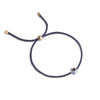 ENAMEL Copenhagen Armband, Enamel Tokens Bracelets Navy Blue/Steel Blue