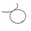 ENAMEL Copenhagen Armband, Enamel Tokens Bracelets Petrol Green/Solid