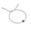 ENAMEL Copenhagen Armband, Enamel Tokens Bracelets Steel Blue/Bordeaux