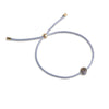 ENAMEL Copenhagen Armband, Enamel Tokens Bracelets Steel Blue/Navy Blue
