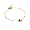 ENAMEL Copenhagen Armband, Soleil Bracelets 42 Petrol Green