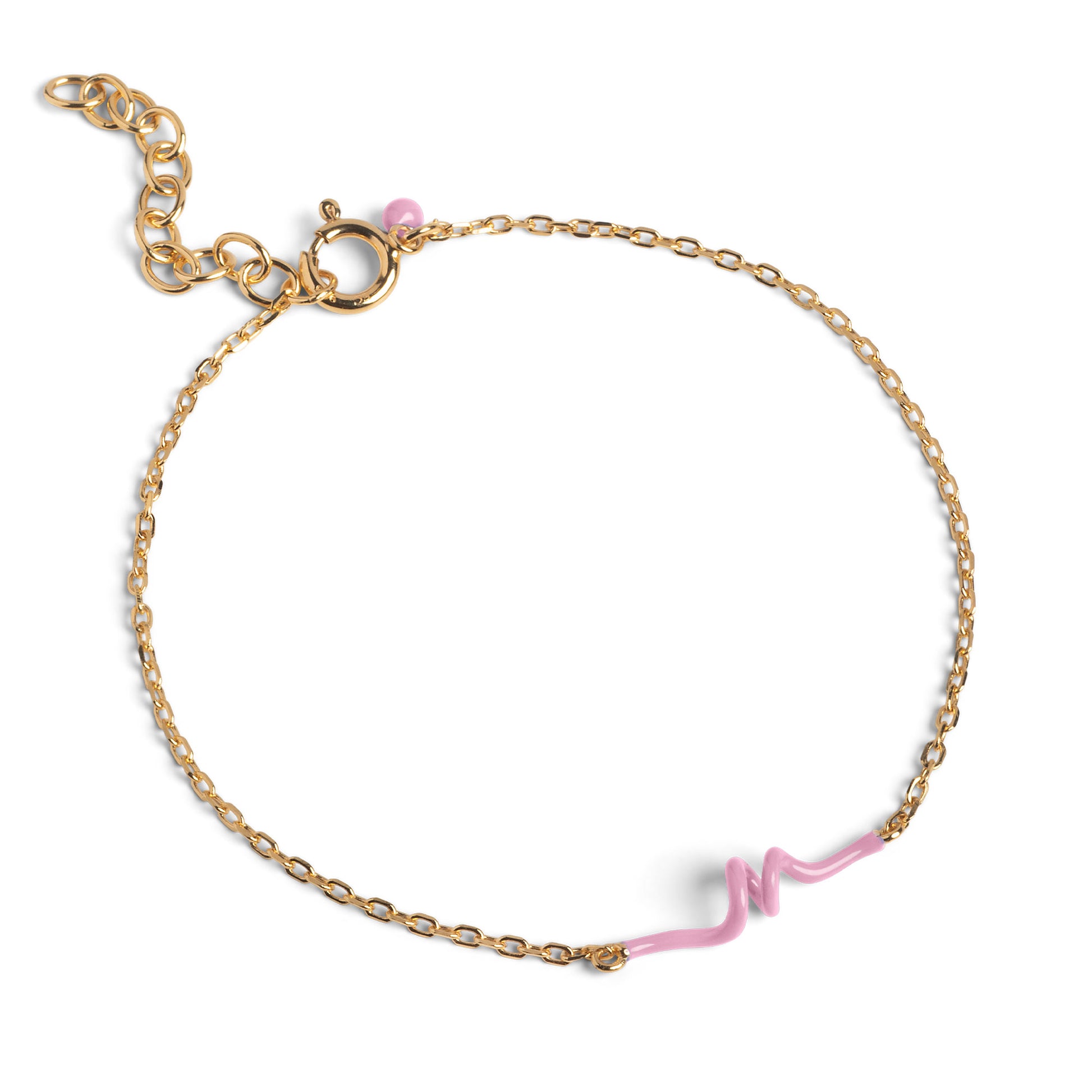 ENAMEL Copenhagen  Armband, Twist Bracelets Light pink