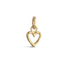 ENAMEL Copenhagen Charm, Organic Heart Charms 925S/GP