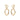 ENAMEL Copenhagen Earrings, Carina Earrings 925S/GP