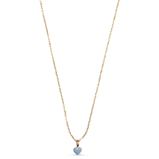 ENAMEL Copenhagen  Halsband, Amore Necklaces Steel Blue