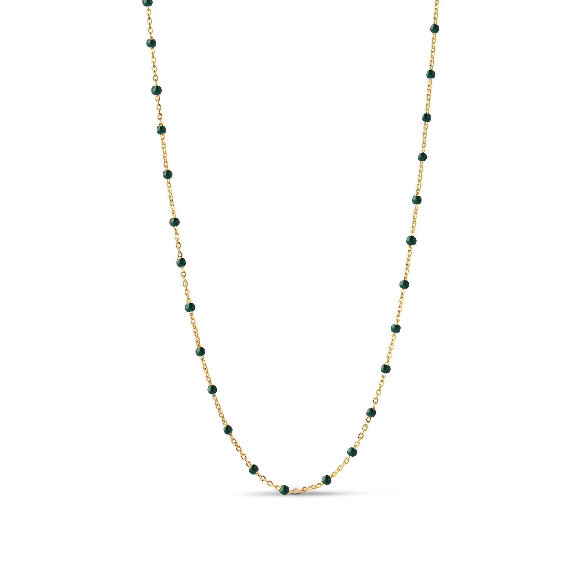 ENAMEL Copenhagen Halsband, Lola Necklaces 42 Petrol Green