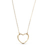 ENAMEL Copenhagen Halsband, Organic Heart Chunky Necklaces Gold Plated