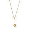 ENAMEL Copenhagen Halsband, Wave Heart Necklaces Gold Plated