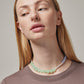 ENAMEL Copenhagen Halsband, Yara Necklaces Pearls, Light Blue and Light Green