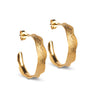 ENAMEL Copenhagen Hoops, Ane Large Earrings 925S/GP/M