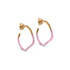 ENAMEL Copenhagen  Hoops, Sway Earrings Light pink