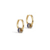 ENAMEL Copenhagen Örhängen, Enamel Tokens Circle Earrings Navy Blue
