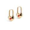 ENAMEL Copenhagen Örhängen, Heart Keeper Earrings Red