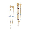 ENAMEL Copenhagen Örhängen, Lola Pearl Earrings Blue Wine