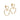 ENAMEL Copenhagen Örhängen, Organic Lovelink Earrings Gold Plated