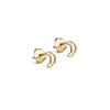 ENAMEL Copenhagen Örhängen, Organic Moon Earrings Gold Plated