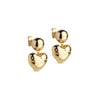 ENAMEL Copenhagen Örhängen, Poma Heart Earrings 925S/GP