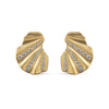 ENAMEL Copenhagen Örhängen, Wave CZ Earrings Clear CZ