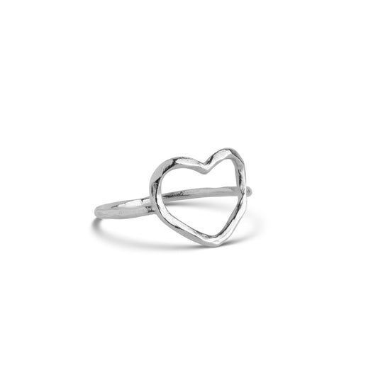 ENAMEL Copenhagen Ring, Organiskt Hjärta Rings 925S/M
