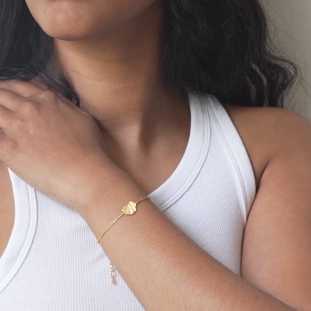 ENAMEL Copenhagen Armband, Wave Bracelets Gold Plated