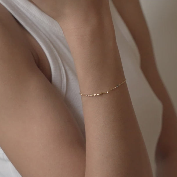 ENAMEL Copenhagen Armband, Etta Bracelets Petrol Green