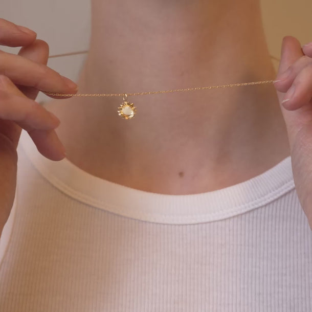 ENAMEL Copenhagen Halsband, Solsken Earrings Daisy