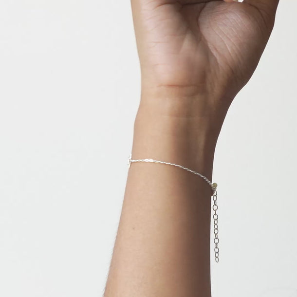 ENAMEL Copenhagen Armband, Organic Star Bracelets Silver Plated