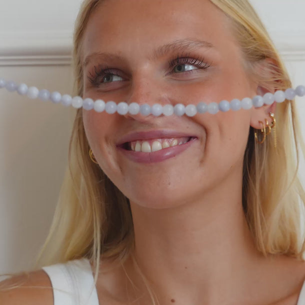 ENAMEL Copenhagen Halsband, Ciel Necklaces Steel Blue