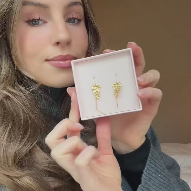 ENAMEL Copenhagen Örhängen, Kim Earrings 925S/GP/M
