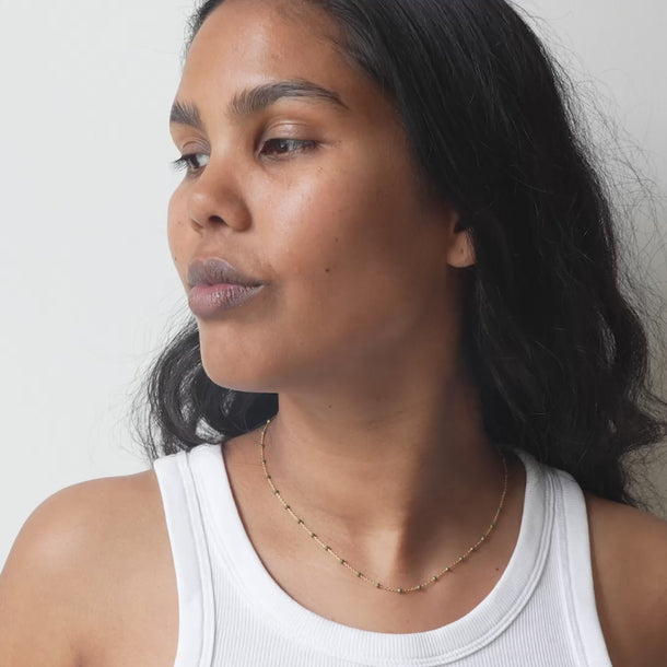 ENAMEL Copenhagen Halsband, Lola Necklaces Khaki