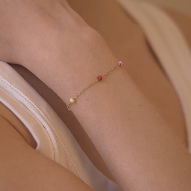 ENAMEL Copenhagen Armband, Lola Bold Bracelets Rainbow