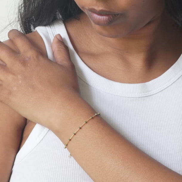 ENAMEL Copenhagen Armband, Lola Bracelets Khaki