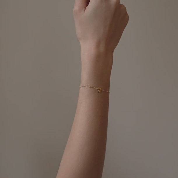 ENAMEL Copenhagen Bracelet, Four-Leaf Clover Bracelets 925S/GP/M