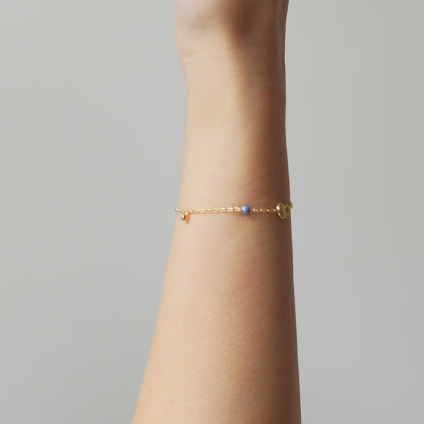 ENAMEL Copenhagen Bracelet, Melia Bracelets Cornflower