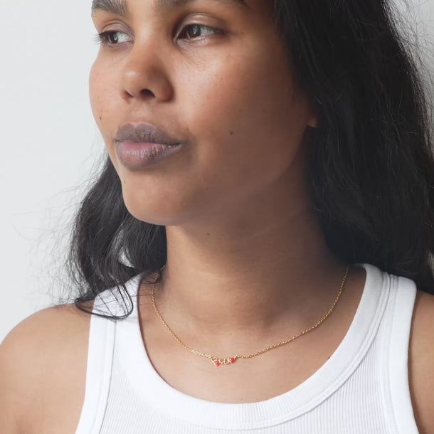 ENAMEL Copenhagen Halsband, Organic Unity Necklaces Red