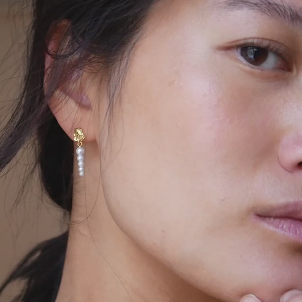 ENAMEL Copenhagen Ôrehängere, Malaika Earrings Pearls