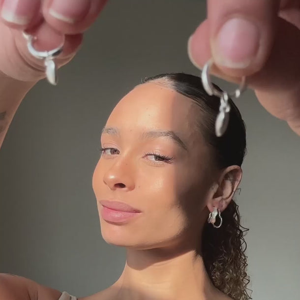 ENAMEL Copenhagen Hoops, Amore Earrings 925S