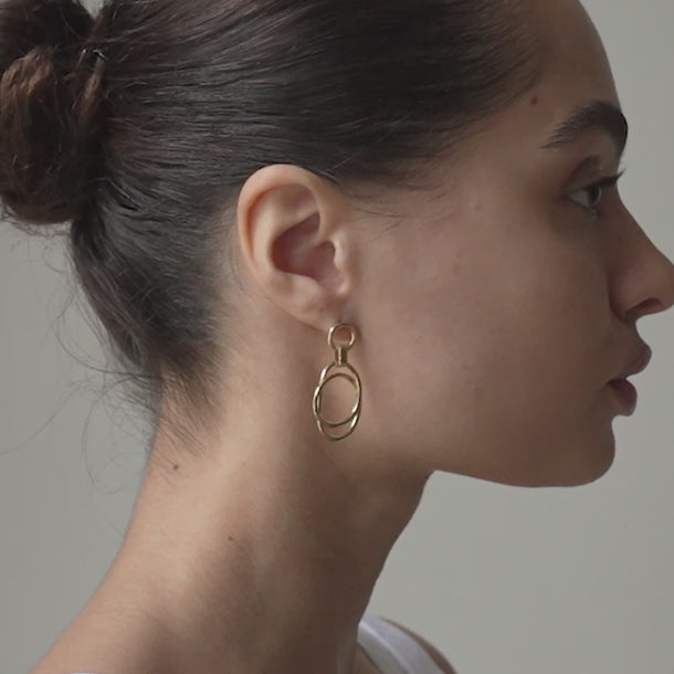 ENAMEL Copenhagen Örhängen, Carina Earrings 925S/GP
