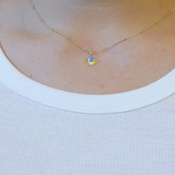 ENAMEL Copenhagen Halsband, Soleil Necklaces Cornflower