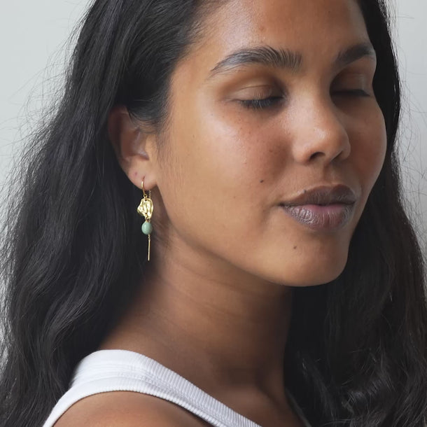 ENAMEL Copenhagen Örhängen, Kai Earrings Sage