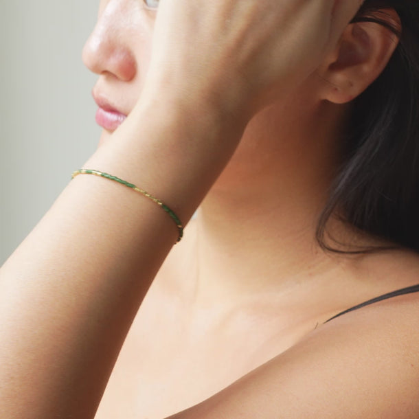 ENAMEL Copenhagen Armband, Petra Bracelets Khaki