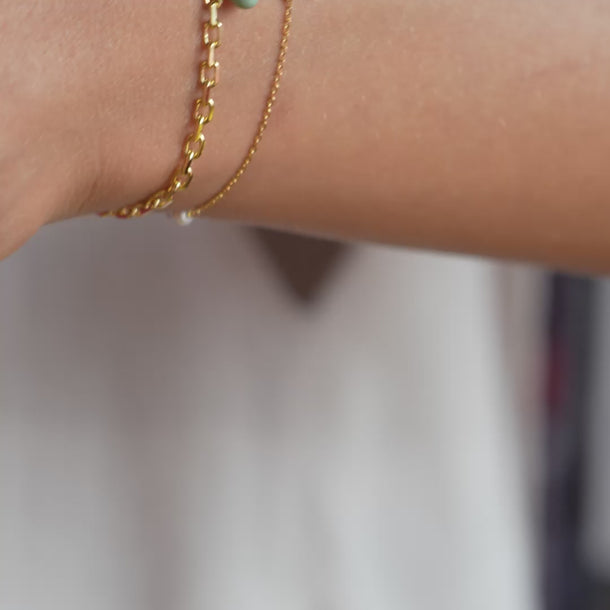 ENAMEL Copenhagen Armband, Lola Simple Bracelets Citrus Sky