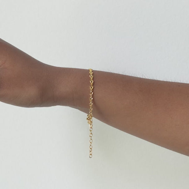 ENAMEL Copenhagen Armband, Organic Starlink Bracelets Gold Plated