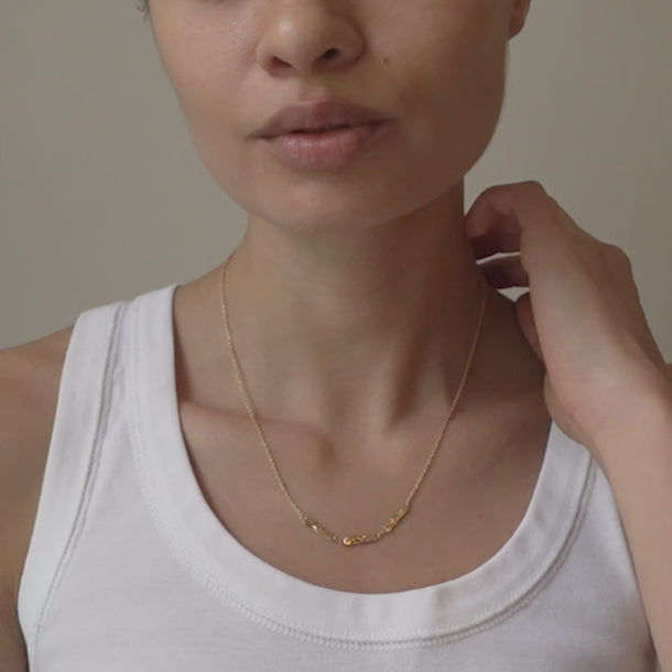 ENAMEL Copenhagen Halsband, Tula Necklaces 925S/GP