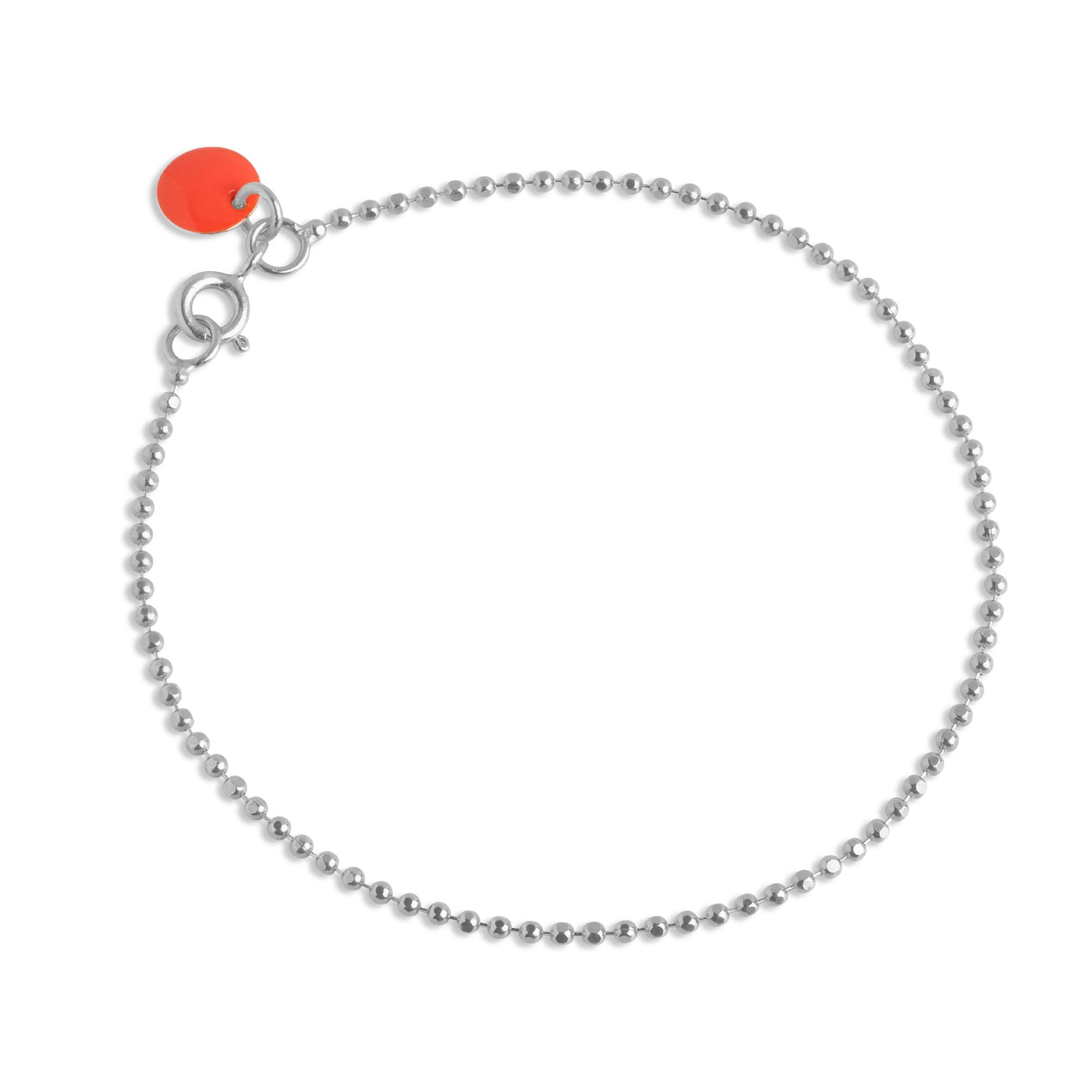 ENAMEL Copenhagen  Armband, Ball Chain Bracelets Coral